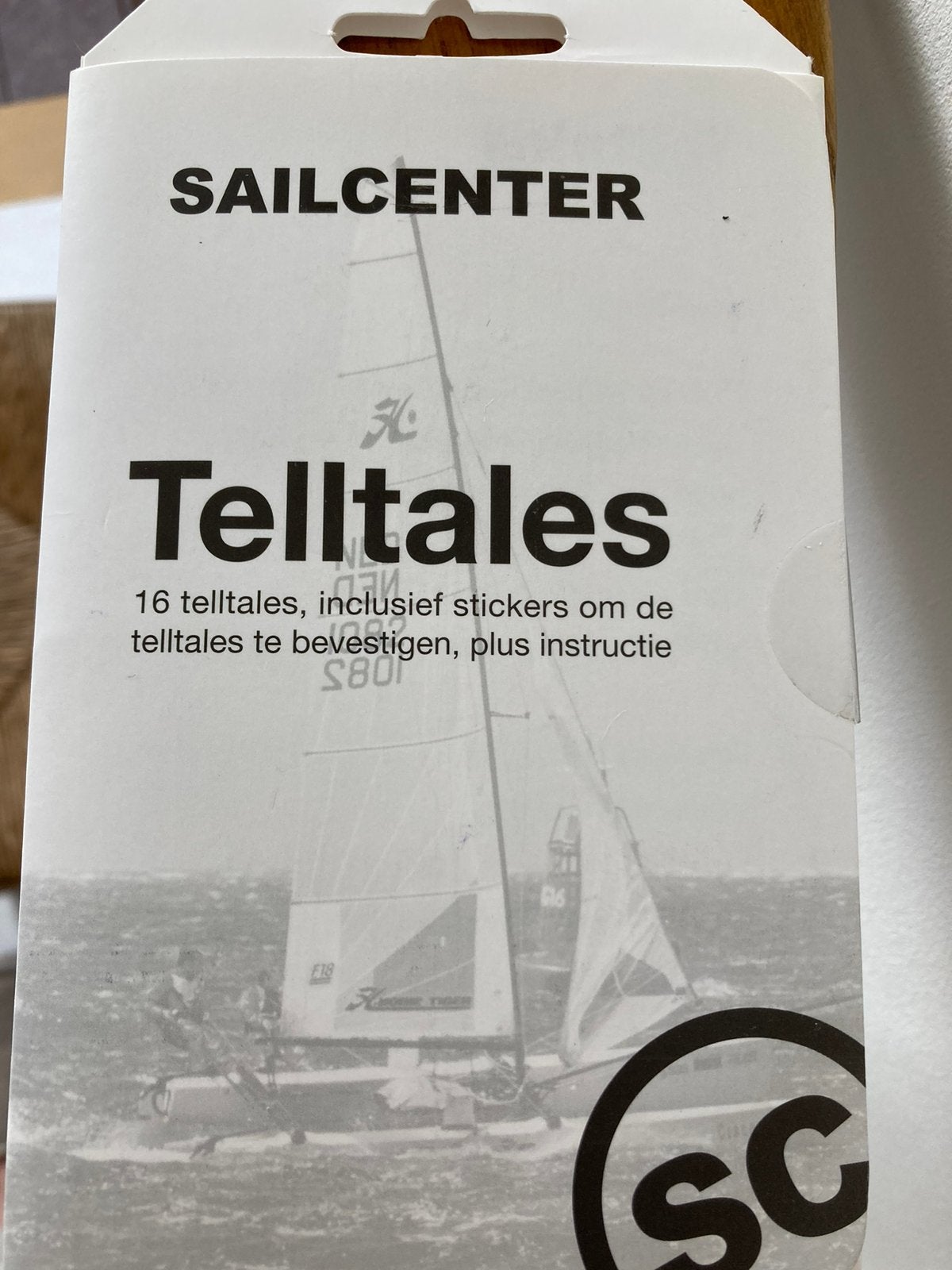Sailcenter Telltales, nog nieuw in de verpakking, Watersport en Boten, Zeilen en Zeiltoebehoren, Ophalen of Verzenden, Nieuw, Minder dan 15 m²