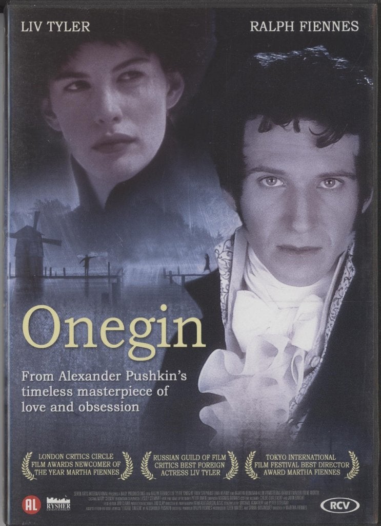 61) Onegin: met Liv Tyler en Ralph Fiennes, Alle leeftijden, Ophalen of Verzenden, Gebruikt, Overige genres