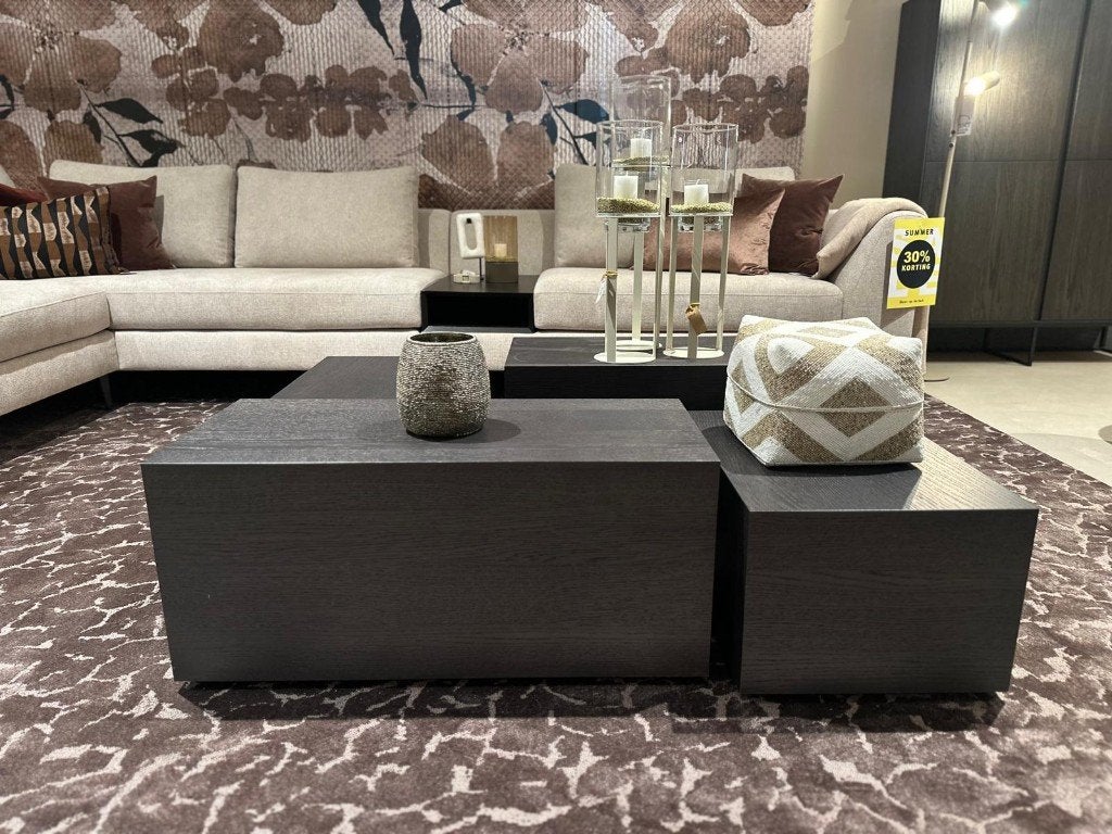 PUUUR SALONTAFEL SET – 140x80 cm VAN €1999 VOOR €1369, Sommelsdijkse haven 19, 100 tot 150 cm, Info@vissermeubelen.nl, Nieuw
