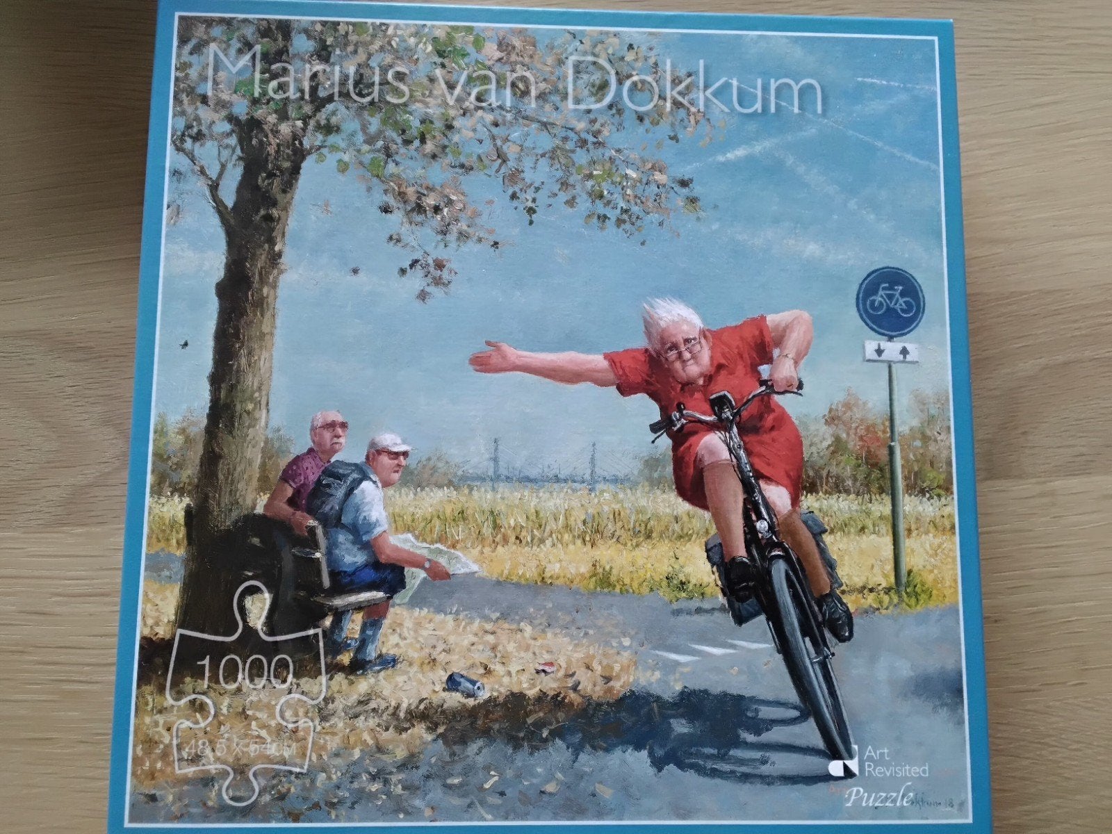 Marius van Dokkum Puzzel 1000 stukjes - Art Revisited, Hobby en Vrije tijd, Ophalen of Verzenden
