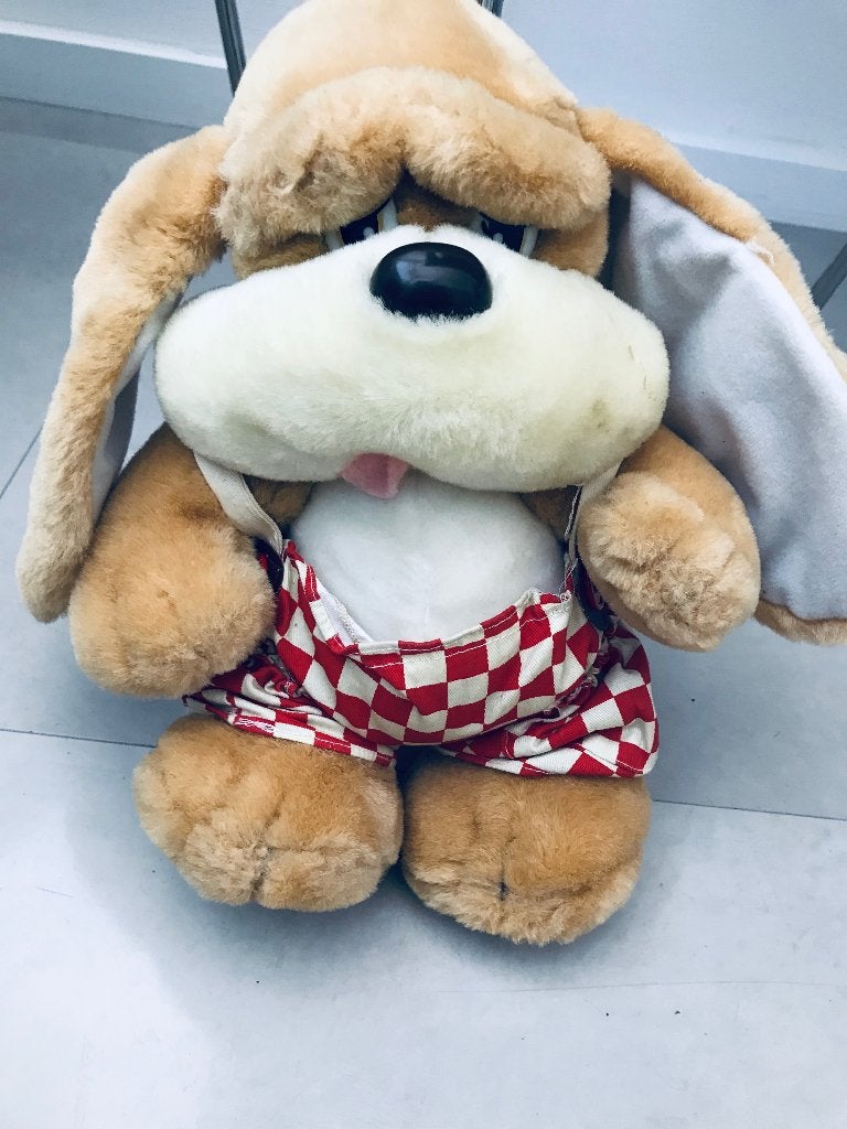 Leuke knuffels: hond, krab en koe, Zo goed als nieuw, Middelgroot (20 tot 80 cm), Hond, Ophalen of Verzenden