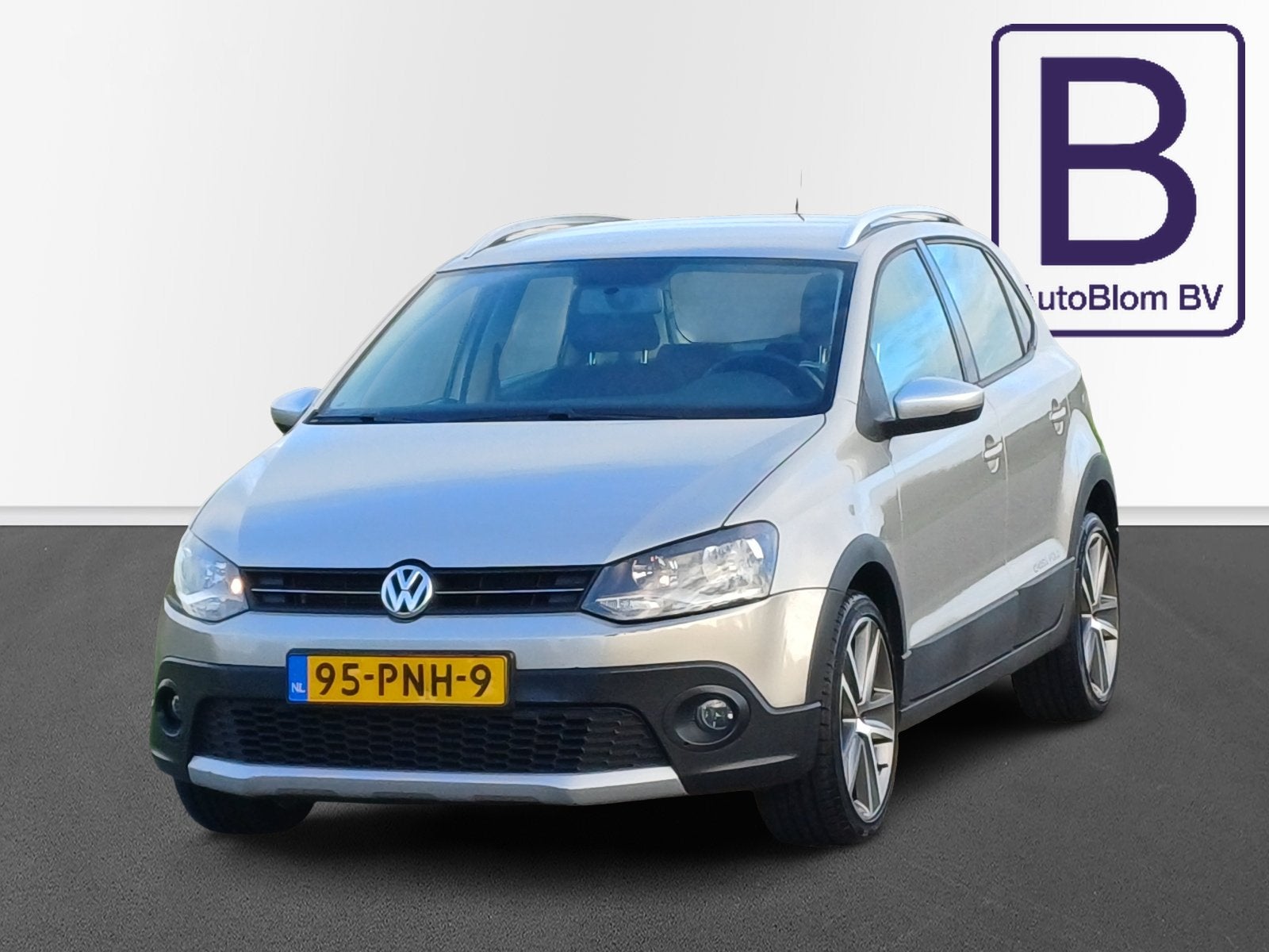 Volkswagen Polo 1.2 TSI Cross /Lage km/Goed onderhouden/Orig, Auto's, Euro 5, Stof, Beige, Origineel Nederlands