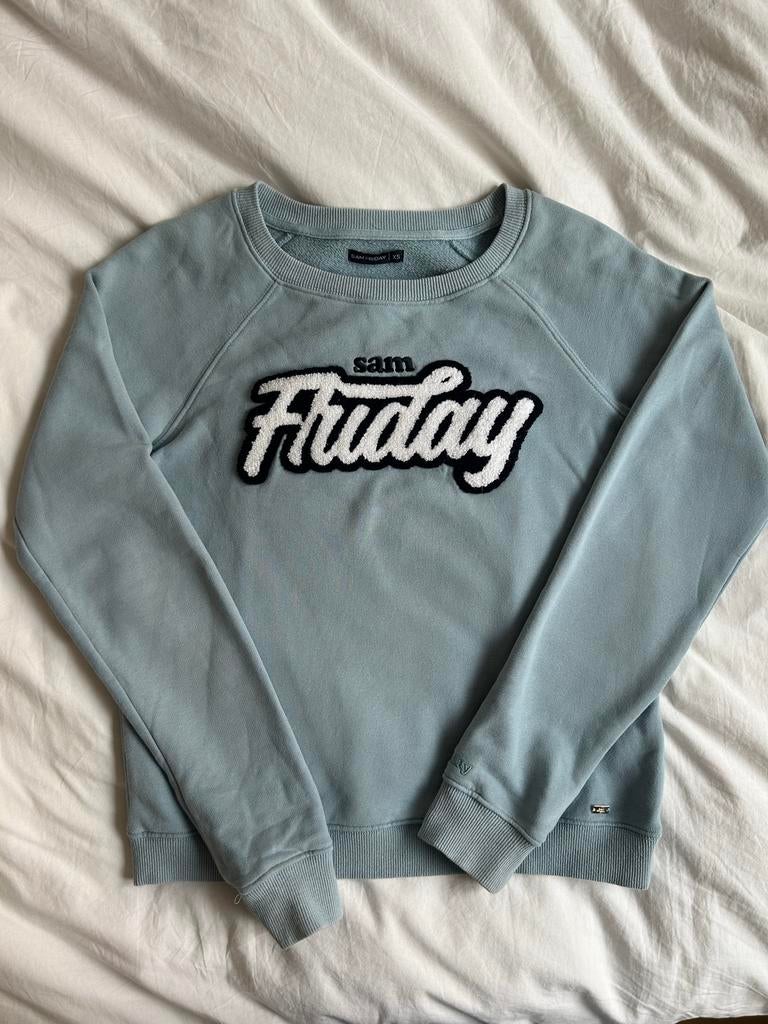 Lichtblauwe Sam Friday sweater maat XS, Ophalen of Verzenden, Zo goed als nieuw, Maat 34 (XS) of kleiner, Blauw