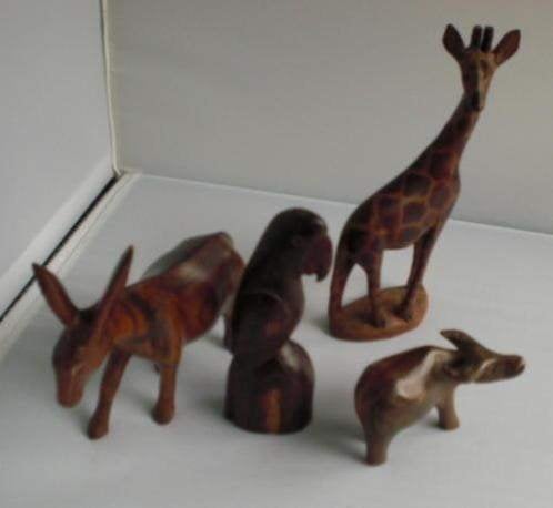 HOUTEN DIEREN KUNST * DIVERS * Graag Lezen!! *, Antiek en Kunst, Kunst | Beelden en Houtsnijwerken, Overige onderwerpen, Minder dan 20 cm