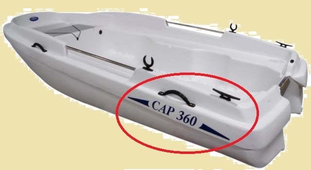 Stickerset (2 stuks) Cap 360 (Jeanneau). € 24,95 per set, Ophalen of Verzenden, Nieuw, Overige typen