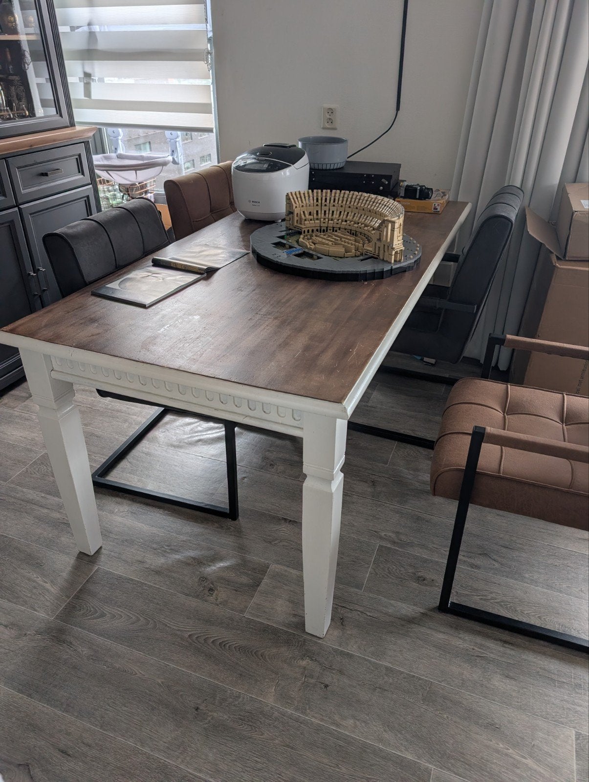 Eettafel, Ophalen