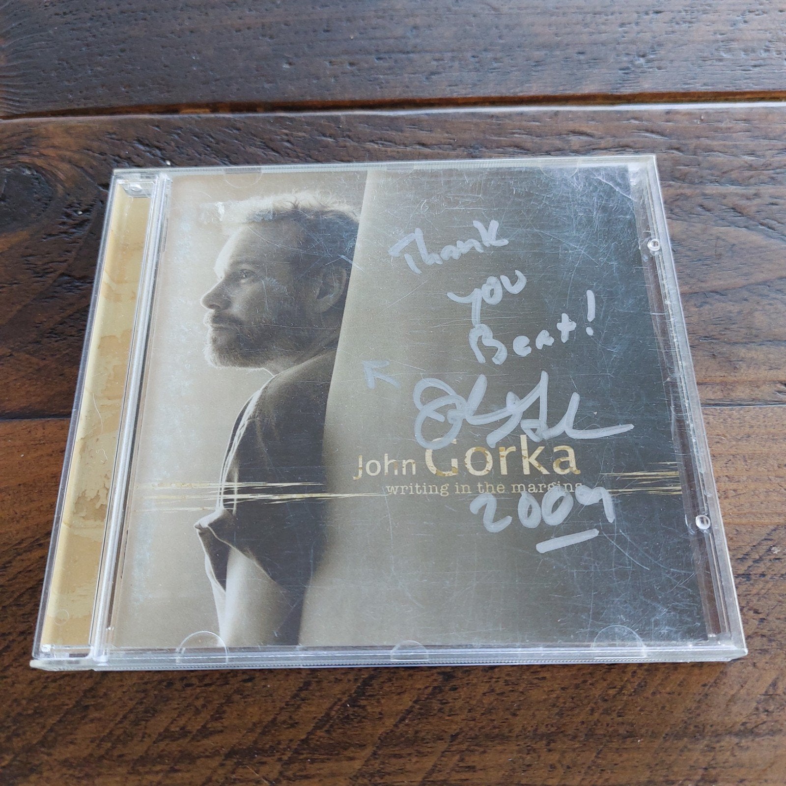 CD John Gorka: Writing In The Margins (gesigneerd), Ophalen of Verzenden, Zo goed als nieuw, Gesigneerd, Singer-songwriter