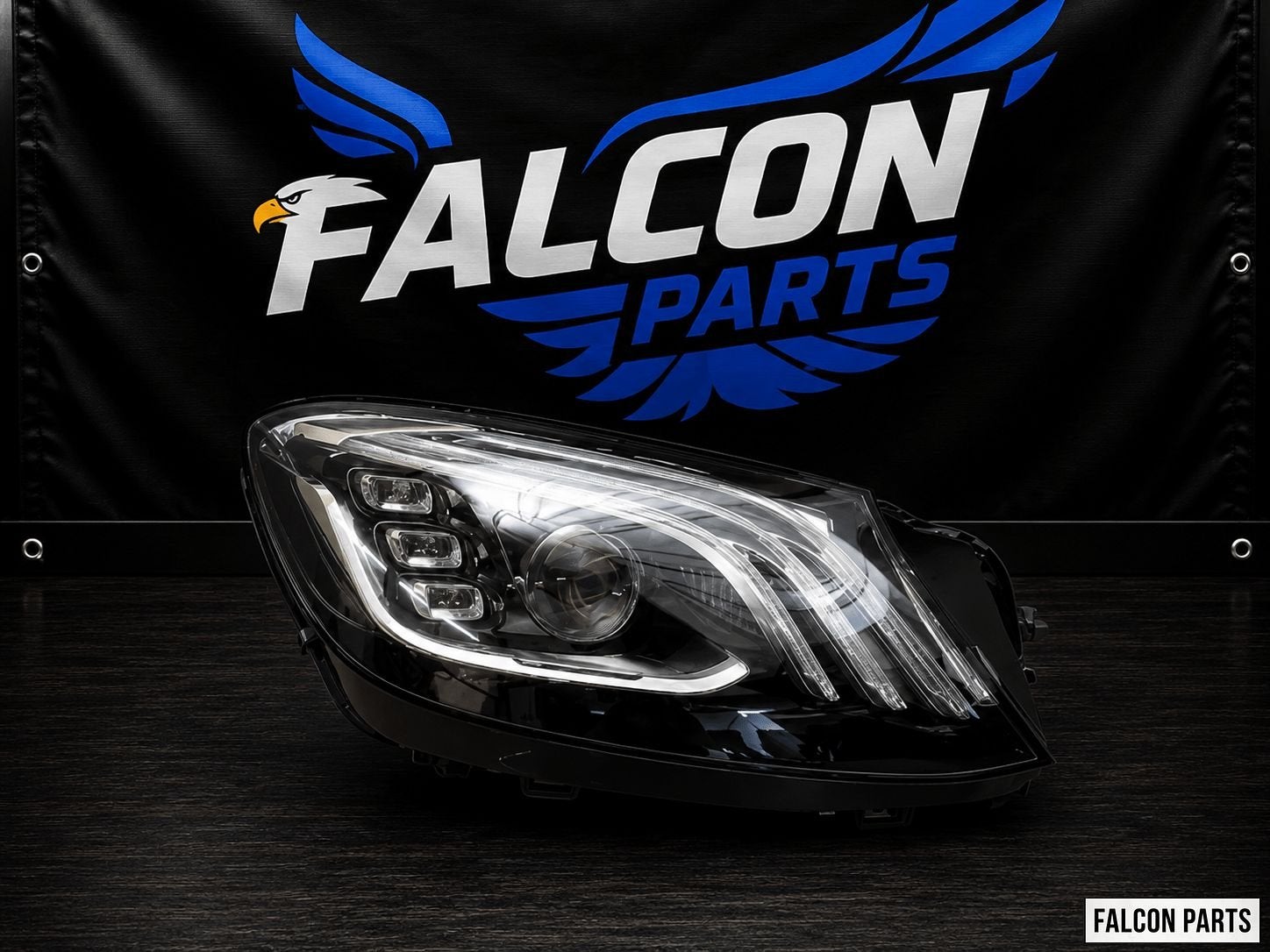 Koplamp rechts Mercedes S-Klasse W222 FaceLift Multibeam LED, Gebruikt, -, Ophalen of Verzenden, -