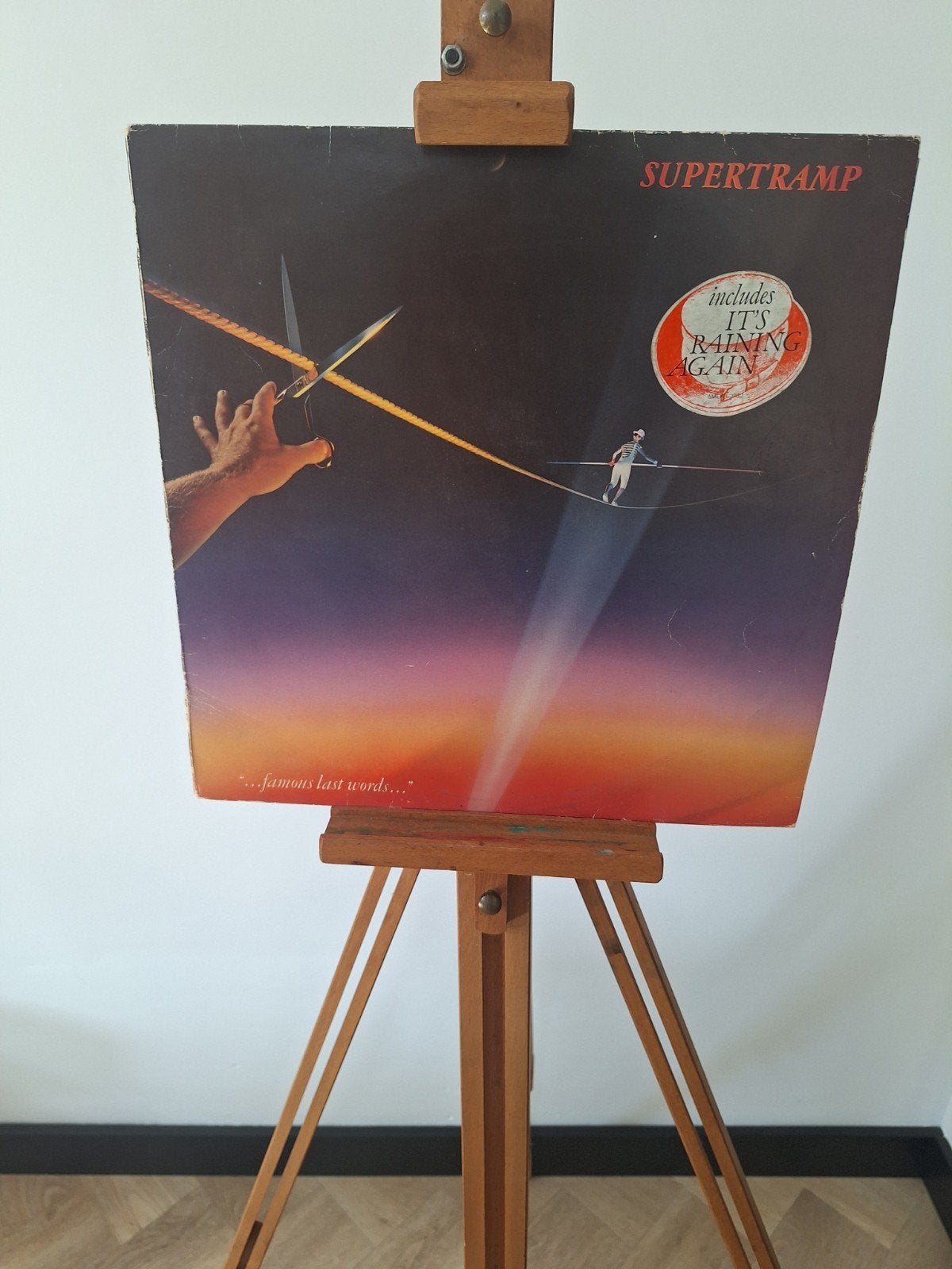 Supertramp - Famous Last Words LP (Gebruikt, krasjes), Cd's en Dvd's, Vinyl | Rock, LP, Gebruikt, Ophalen of Verzenden, 12 inch