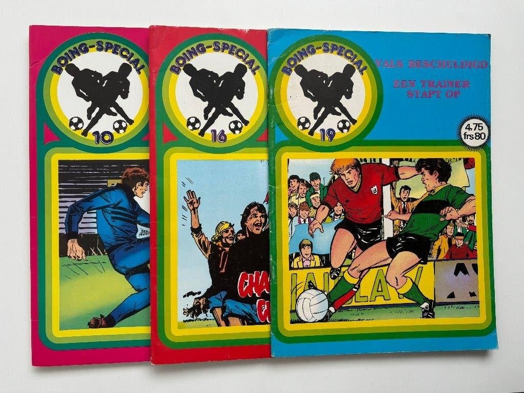 Boing Special nummers 10 - 16 – 19, Meerdere stripboeken, Ophalen of Verzenden, Gelezen, Boing Special 10 - 16 – 19