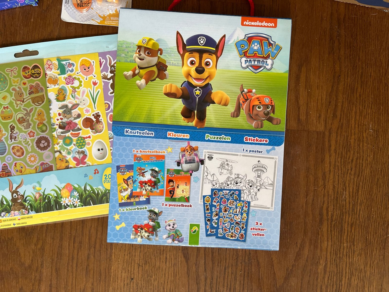 Creatieve knutselset: Paw Patrol, stickers, potloden, Ophalen of Verzenden, Gebruikt, Knutselen