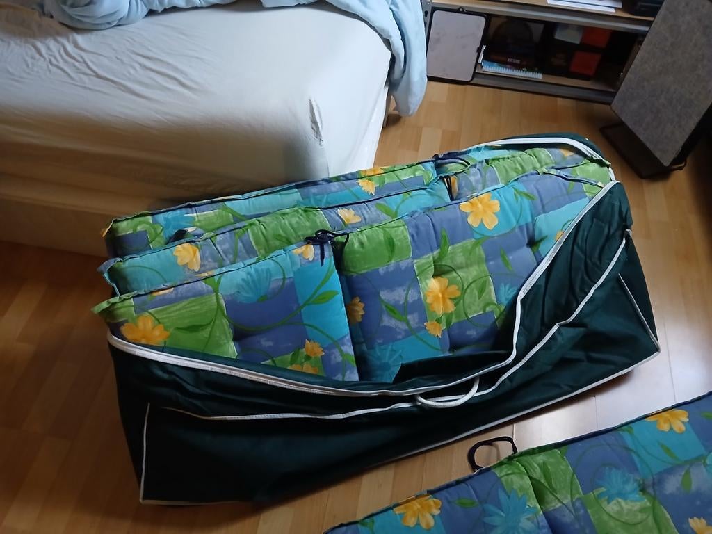 Tuinstoelkussens hoge rugleuning met opbergzak, Tuin en Terras, Tuinmeubel-accessoires, Ophalen, Gebruikt