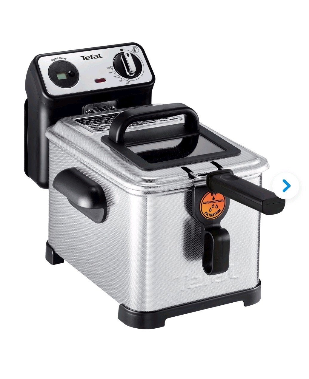 Tefal frituurpan F33 S, 2 tot 3 liter, Ophalen of Verzenden, Zo goed als nieuw, Uitneembare binnenpan