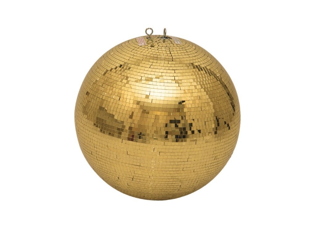 EUROLITE Mirror Ball 40cm gold - goud Spiegelbol, Muziek en Instrumenten, Licht en Laser, Geluidgestuurd, ., Discobol, Nieuw