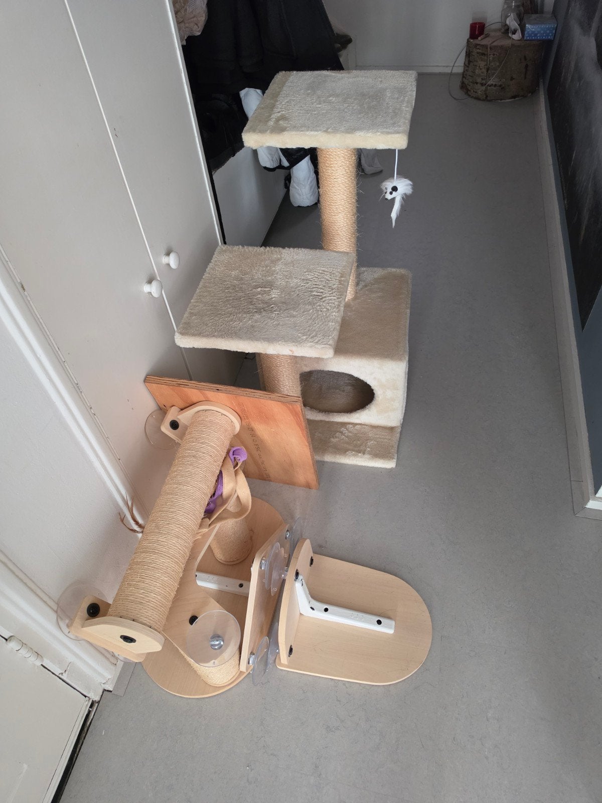 katten spullen, Dieren en Toebehoren, Ophalen, Zo goed als nieuw, Krabpaal