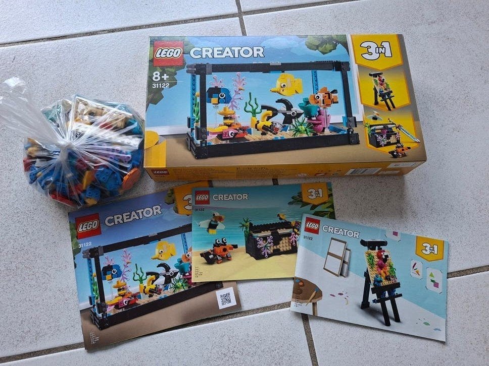 31122 Lego Aquarium creator 3-1, Kinderen en Baby's, Speelgoed | Duplo en Lego, Lego, Ophalen of Verzenden, Zo goed als nieuw
