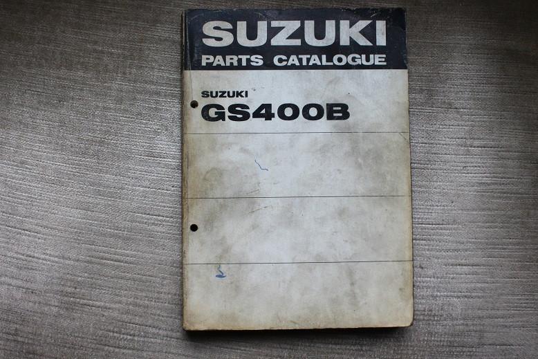 Suzuki GS400B 1976 motorcycle parts catalogue GS 400 B, Motoren, Ophalen of Verzenden, Suzuki