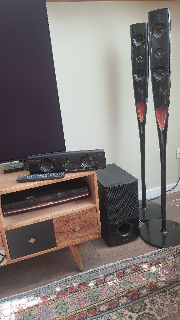 LG Sounbaar, Gebruikt, 70 watt of meer, 5.1-systeem, Dvd-speler