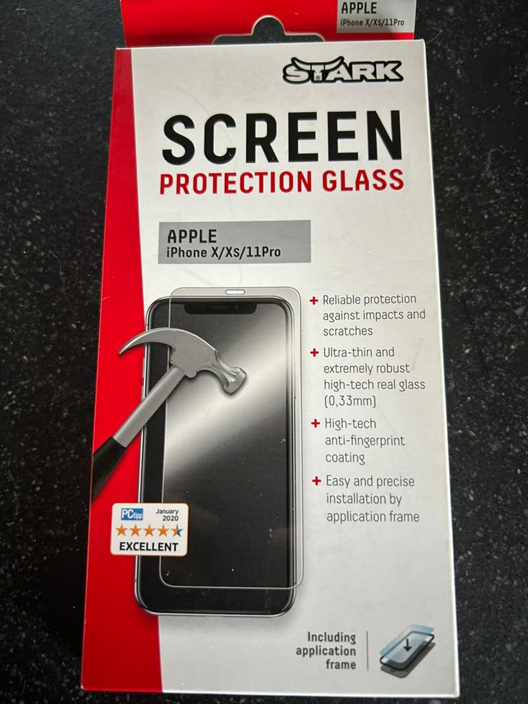 Screenprotector Stark, geschikt voor iPhone X /CS/11pro, Telecommunicatie, Mobiele telefoons | Hoesjes en Frontjes | Apple iPhone