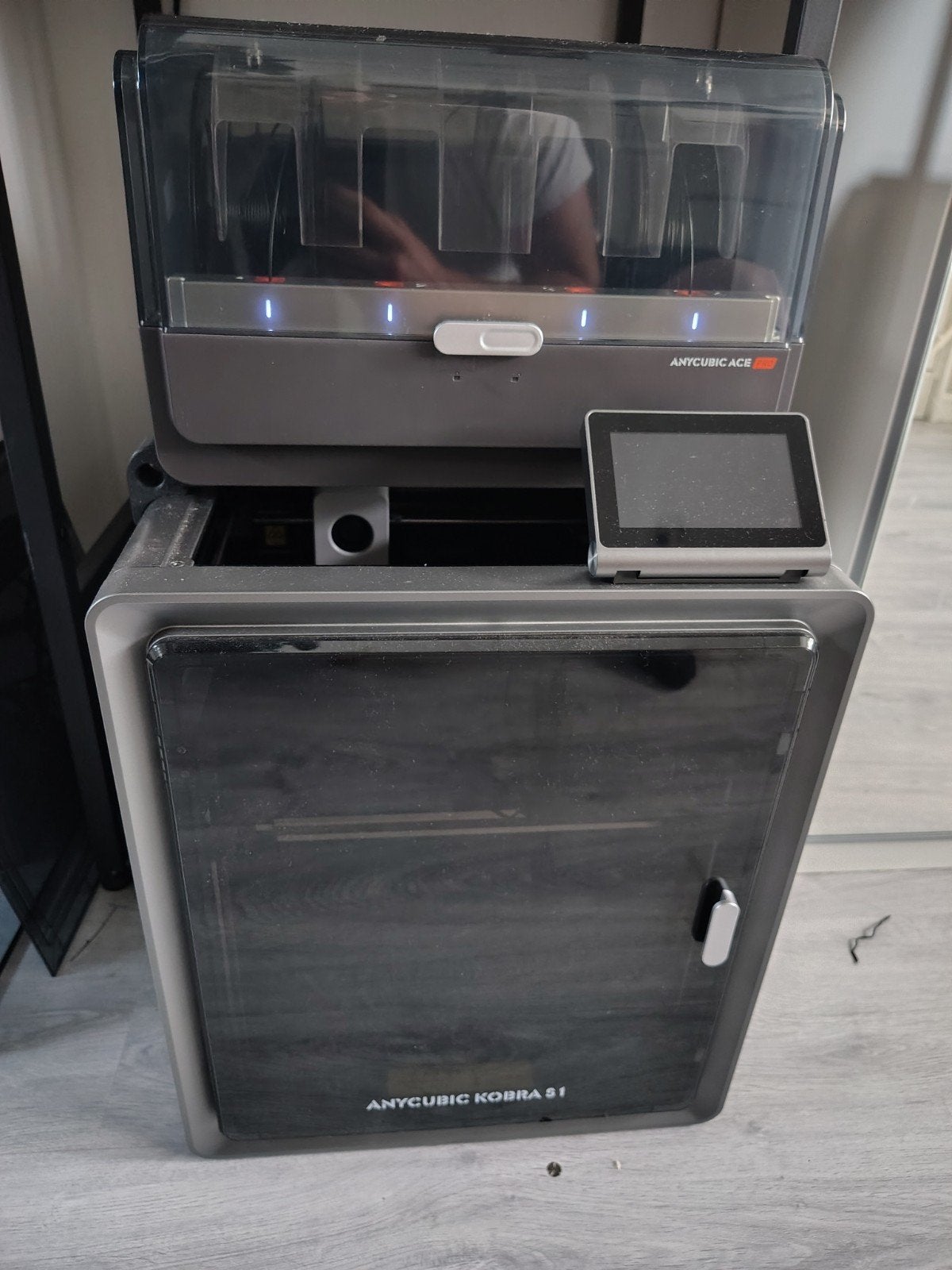 Anycubic Kobra S1 met Funsor bed en Anycubic ACE Pro, Computers en Software, 3D Printers, Ophalen, Zo goed als nieuw, Filament