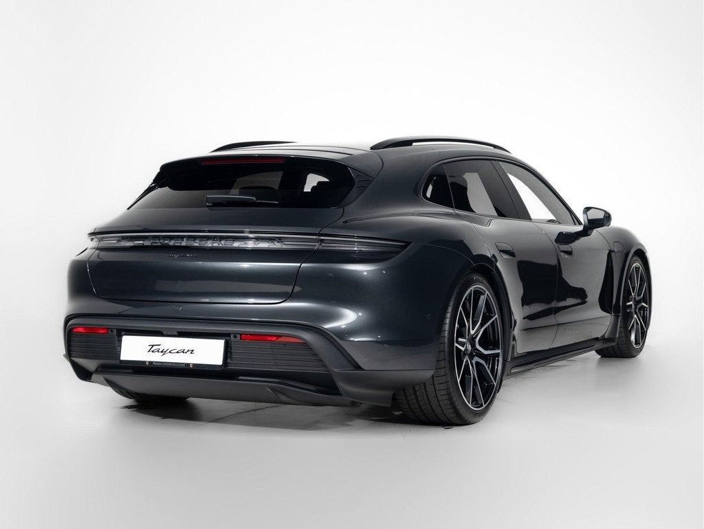 Porsche Taycan Sport Turismo, Achterwielaandrijving, Gebruikt, Zwart, Met garantie (alle)