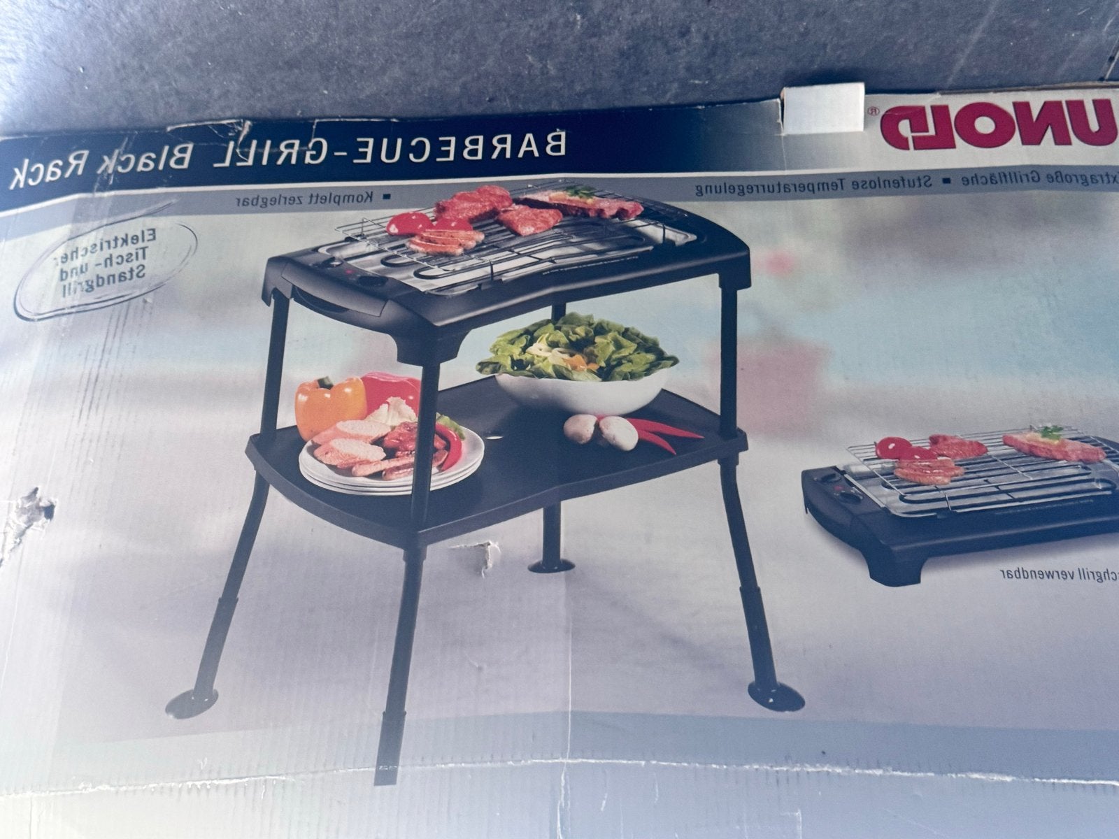 Elektrische Barbeque Grill Black Rack - Goede Staat, Ophalen, Zo goed als nieuw