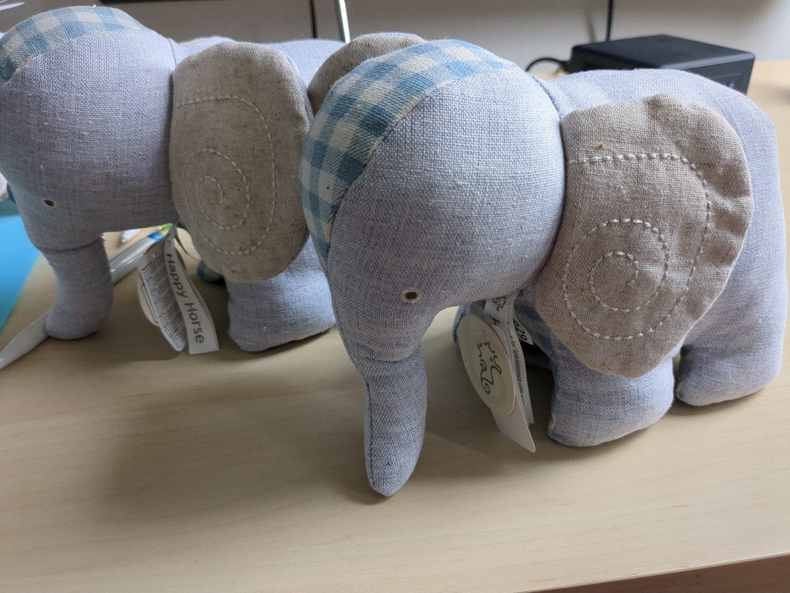 Happy Horse Olifant Knuffels - Nieuw met label, Kinderen en Baby's, Happy Horse, Grijs, Nieuw, Ophalen of Verzenden
