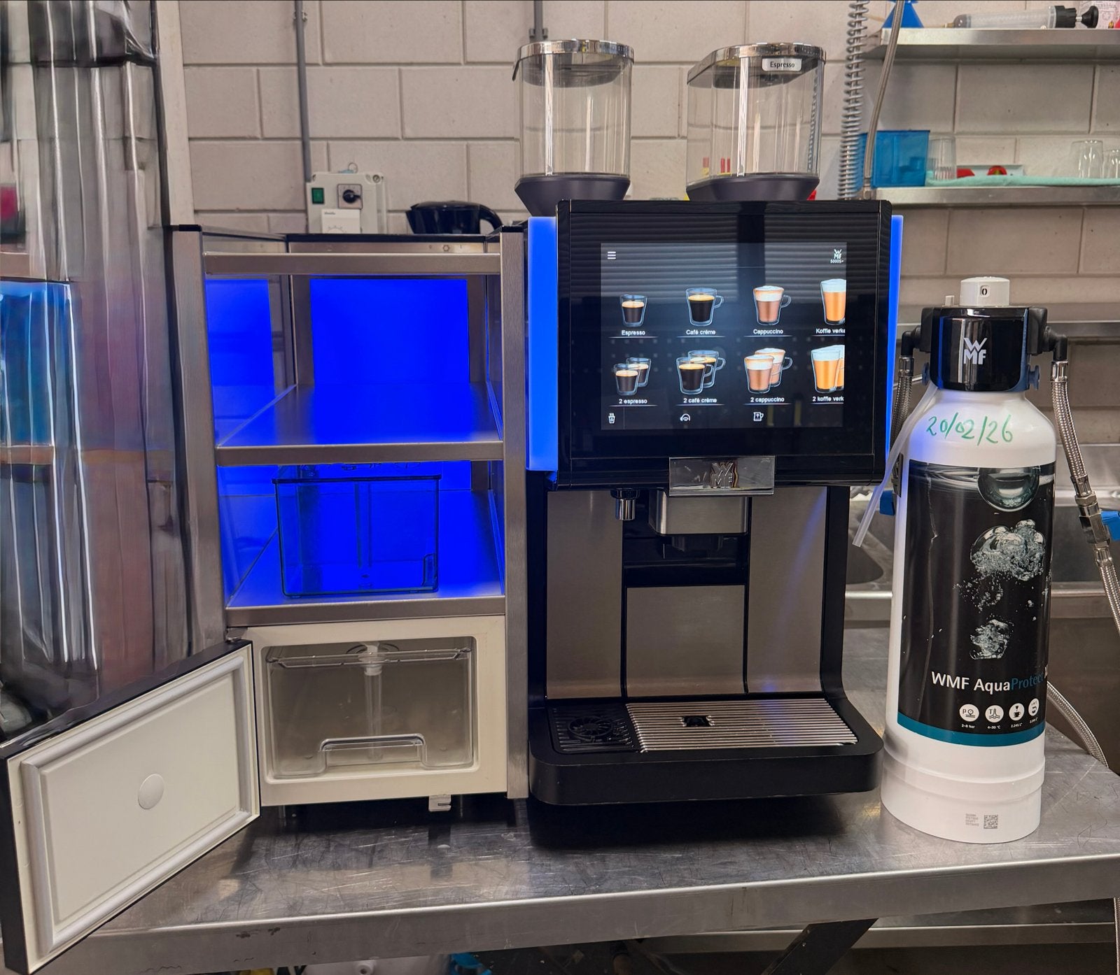 WMF 5000 S+ Dynamic Milk + Cup&Cool - 230V | Complete set, Witgoed en Apparatuur, Koffiezetapparaten, 10 kopjes of meer, Koffiemachine