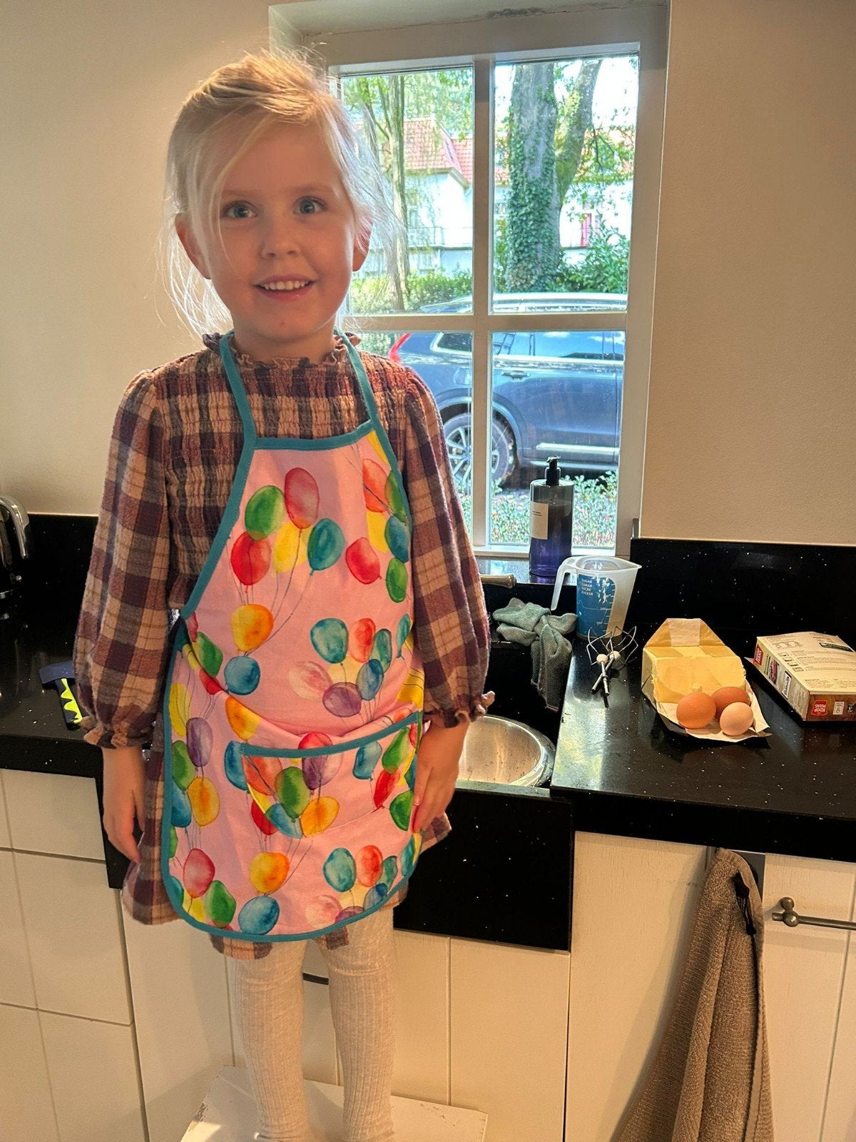 Leuke kinderschortjes met diverse printjes voor 5 jaar, Kinderen en Baby's, Kinderkleding | Overige, Ophalen of Verzenden