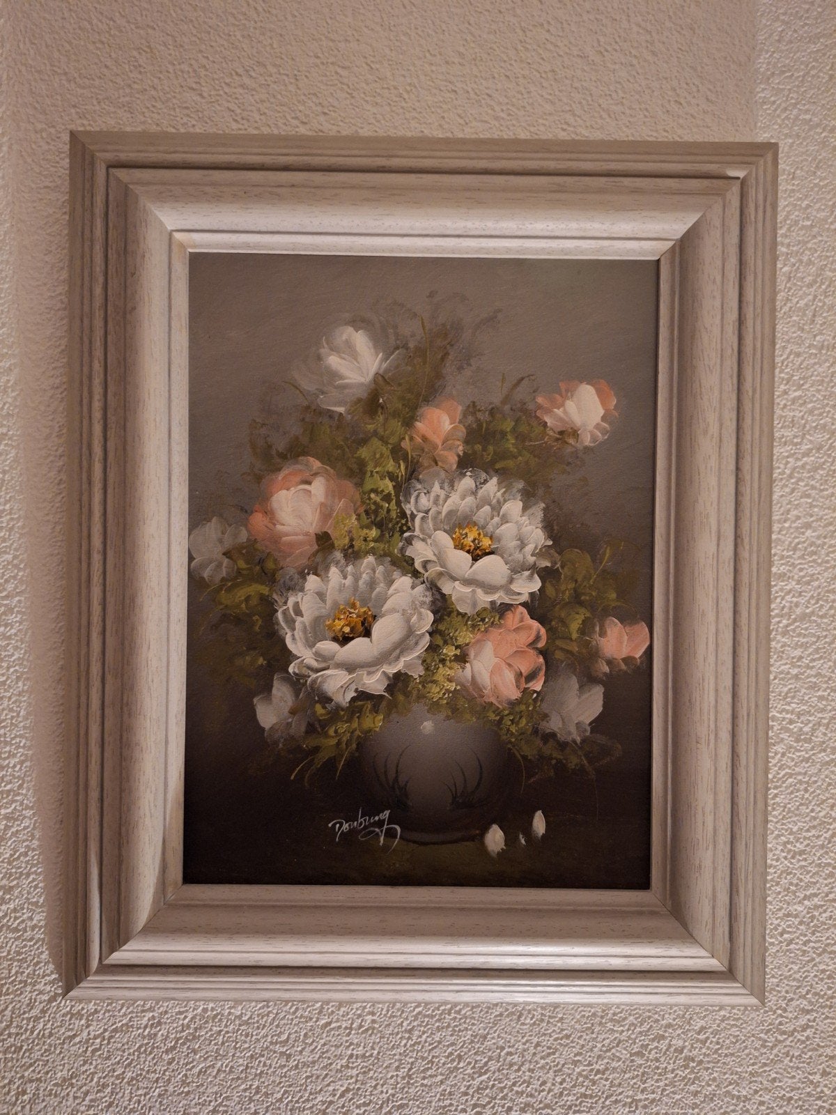 Mooi stilleven van vaas met bloemen, Ophalen, 50 – 75, Minder dan 50 cm, Oorspronkelijke maker