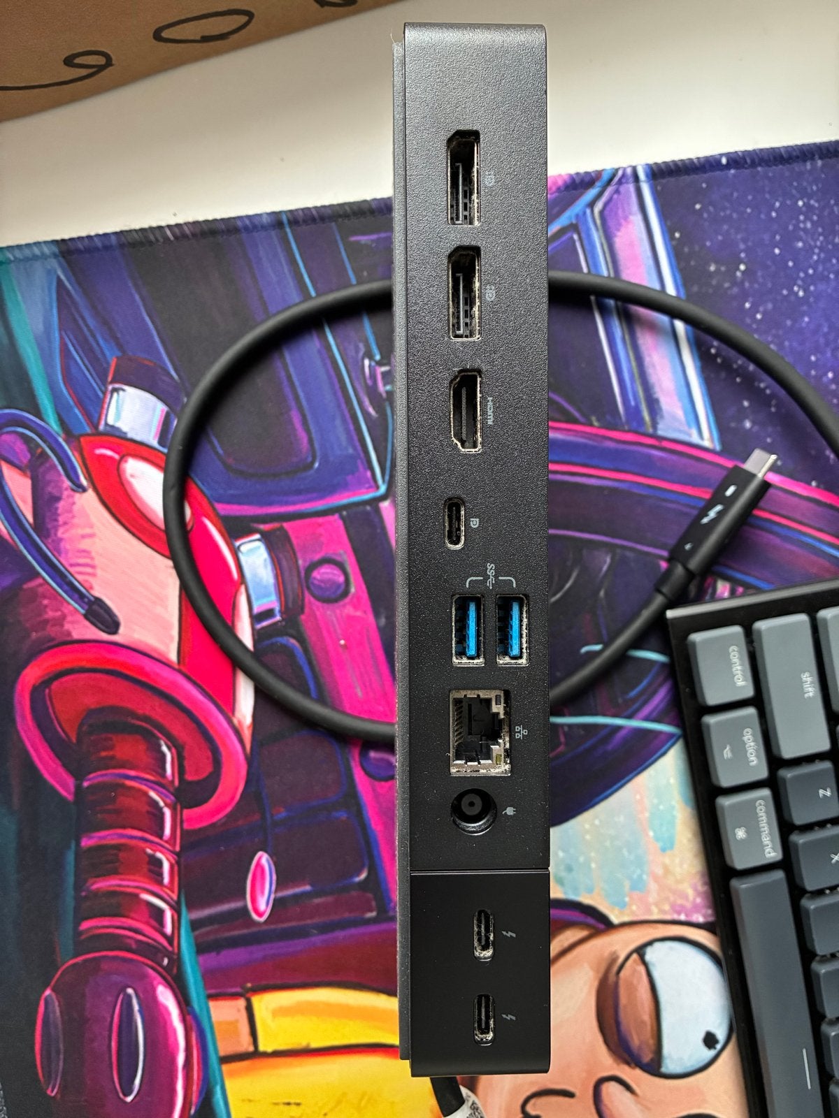 Zo goed als nieuwe Dell Thunderbolt Dock WD22TB4, Computers en Software, Dockingstations, Ophalen of Verzenden, Zo goed als nieuw