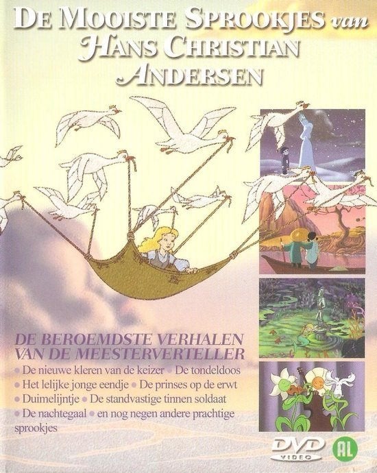 De mooiste sprookjes van Hans Christian Andersen - 5 disc, Europees, Tekenfilm, Verzenden, Alle leeftijden