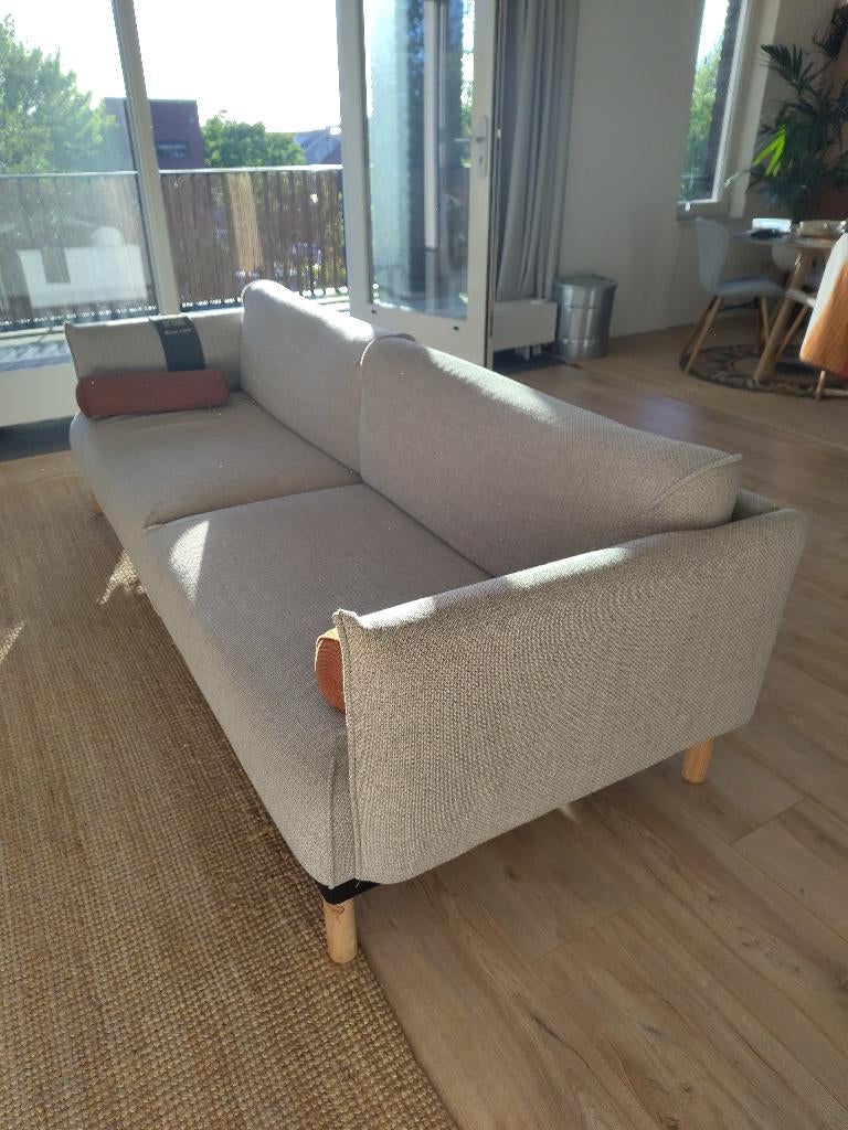 ÄPPLARYD 3-zitsbank, Lejde lichtgrijs, Ophalen, Gebruikt, Driepersoons, 75 tot 100 cm