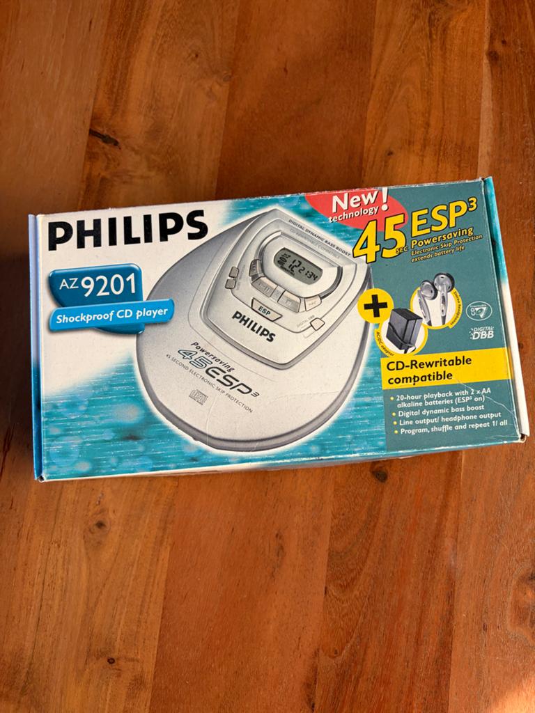 Philips AZ 9201 Draagbare CD-speler, Ophalen of Verzenden, Zo goed als nieuw, Philips, Draagbaar