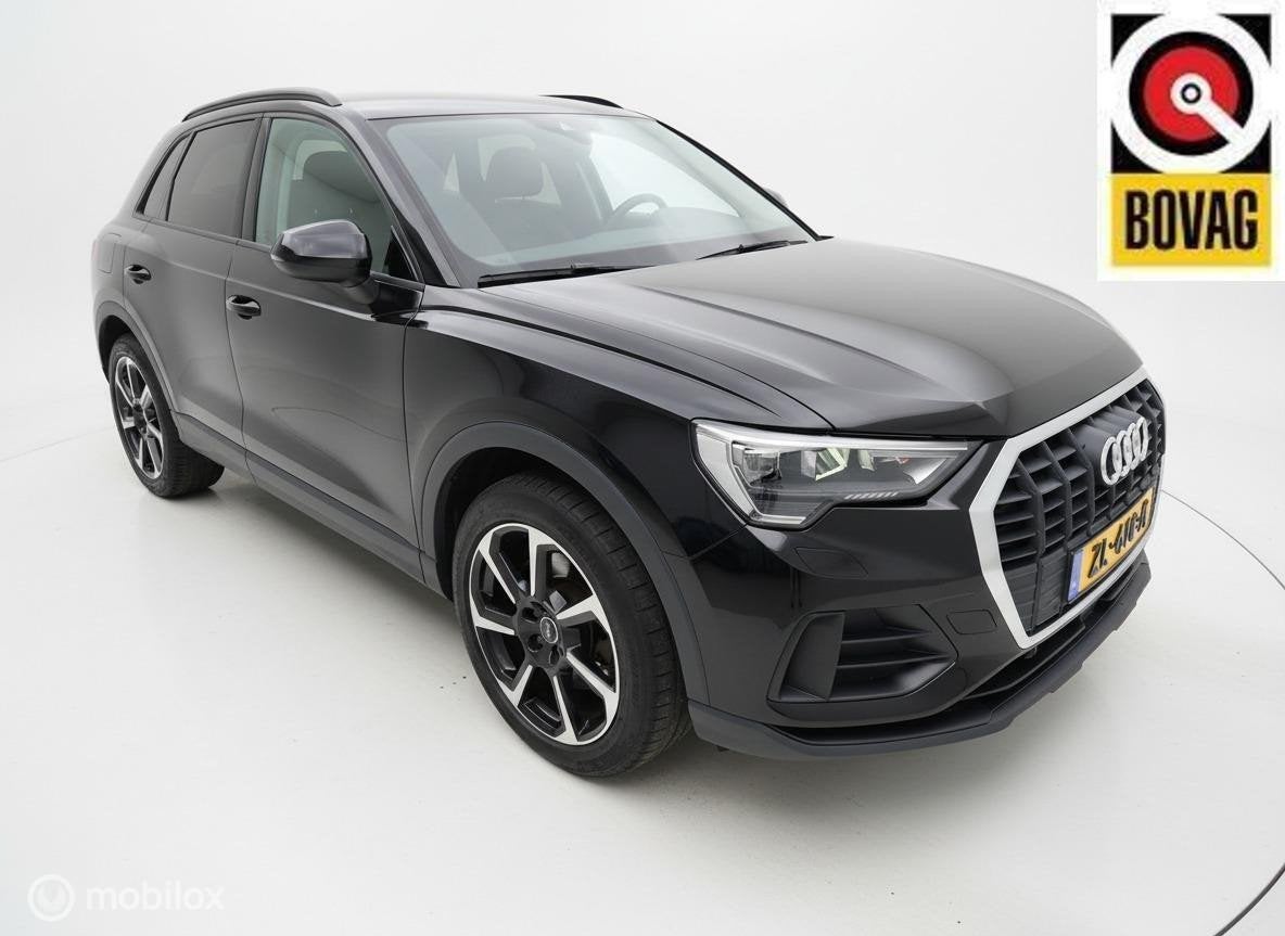 Audi Q3 35 TFSI 2019 AUT/CRUISE/VIRTUALDASH/SFEER/CAMERA/NAP, Auto's, Audi, Stof, 4 cilinders, 150 pk, Zwart