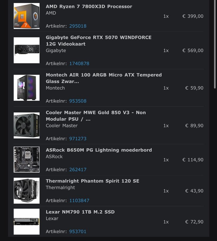 Game pc (NIEUW), Computers en Software, Harde schijven, Ophalen of Verzenden, Zo goed als nieuw, Desktop, USB
