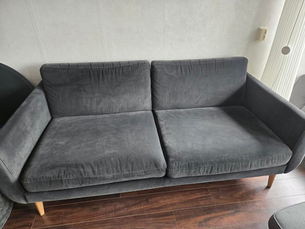 Ikea Smedstorp bankstel 3-zitter, Huis en Inrichting, Ophalen, Driepersoons, 75 tot 100 cm, Zo goed als nieuw