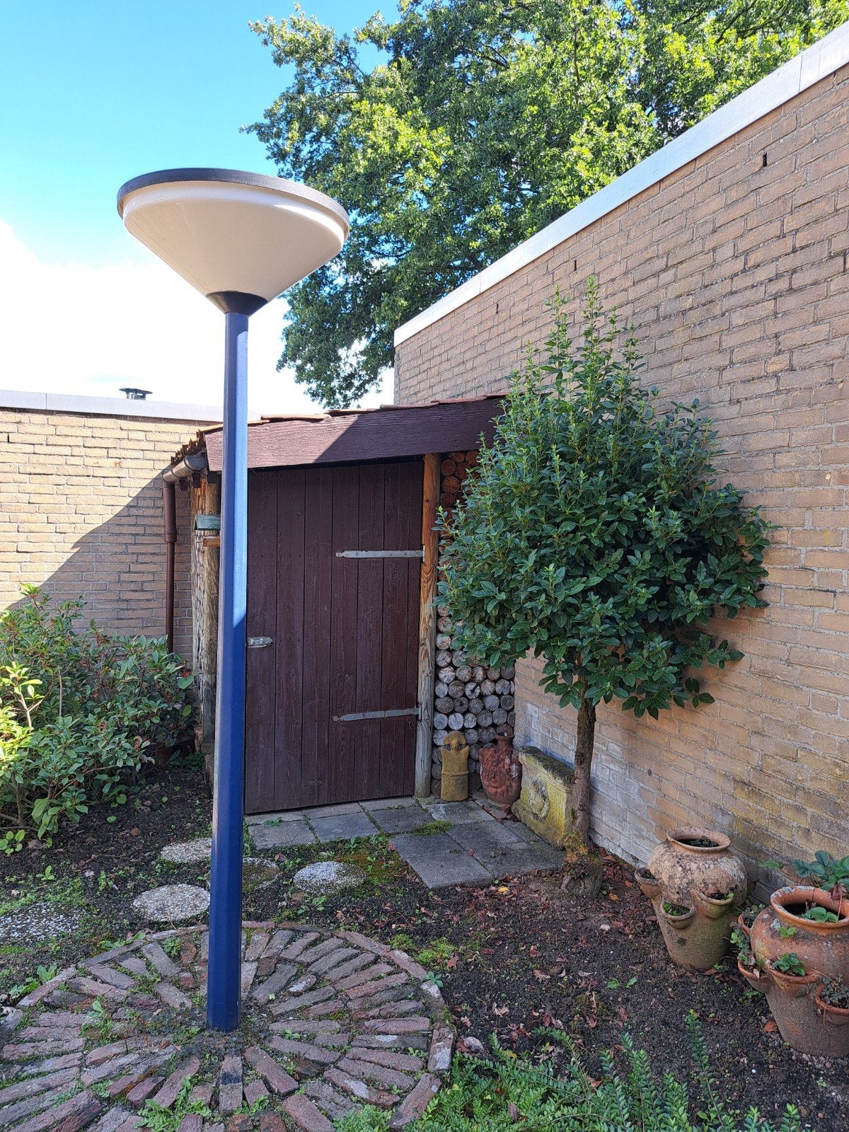Lantaarnpaal jaren '70 - 225 cm hoog, werkend, Ophalen, Kunststof, Gebruikt, Overige typen