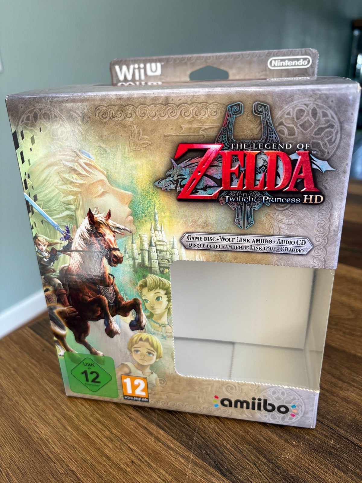 Zelda Twilight Princess HD - Box en Inlay only, Spelcomputers en Games, Avontuur en Actie, 1 speler, Ophalen of Verzenden, Zo goed als nieuw