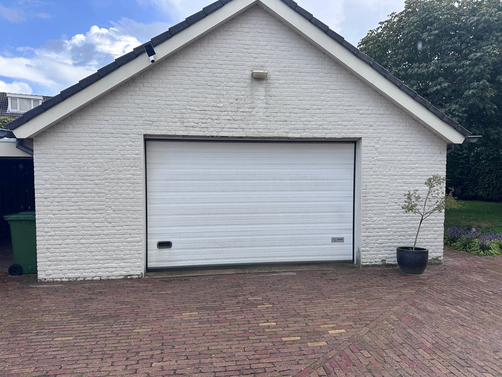 Nette electrische roldeur, Kunststof, Gebruikt, Garagedeur, Ophalen of Verzenden