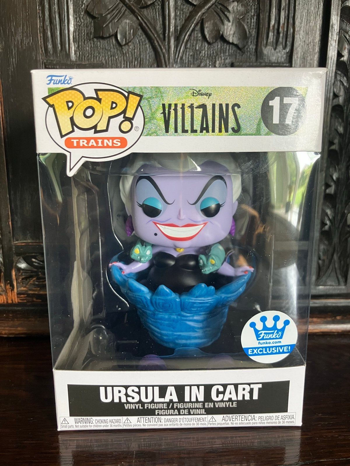 Funko Pop! Disney Villains Ursula in Cart #17 Exclusive, Ophalen of Verzenden, Nieuw