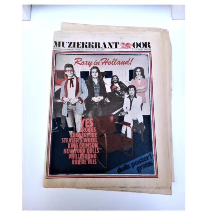 oor nr.24 uit 1973/ roxy music cover, Boeken, Ophalen of Verzenden, Gelezen, Muziek, Film of Tv
