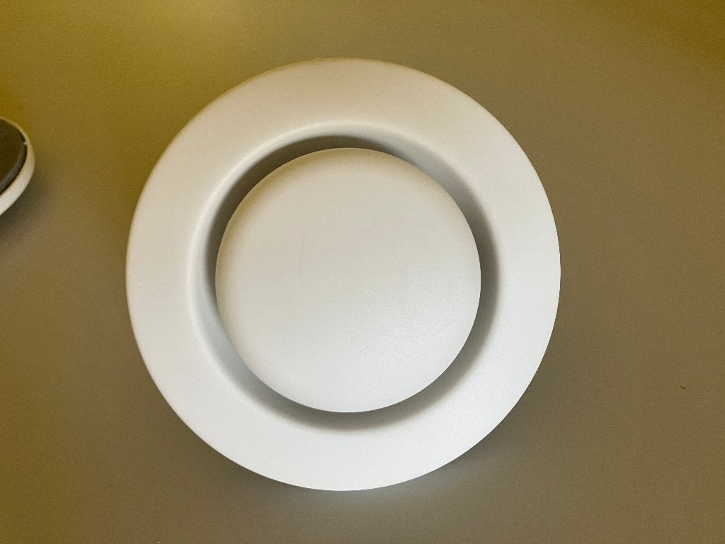 Zehnder ventilatie afvoer luchtventiel 125mm wit STC 100/125, Ophalen of Verzenden, Zo goed als nieuw, Afzuiger