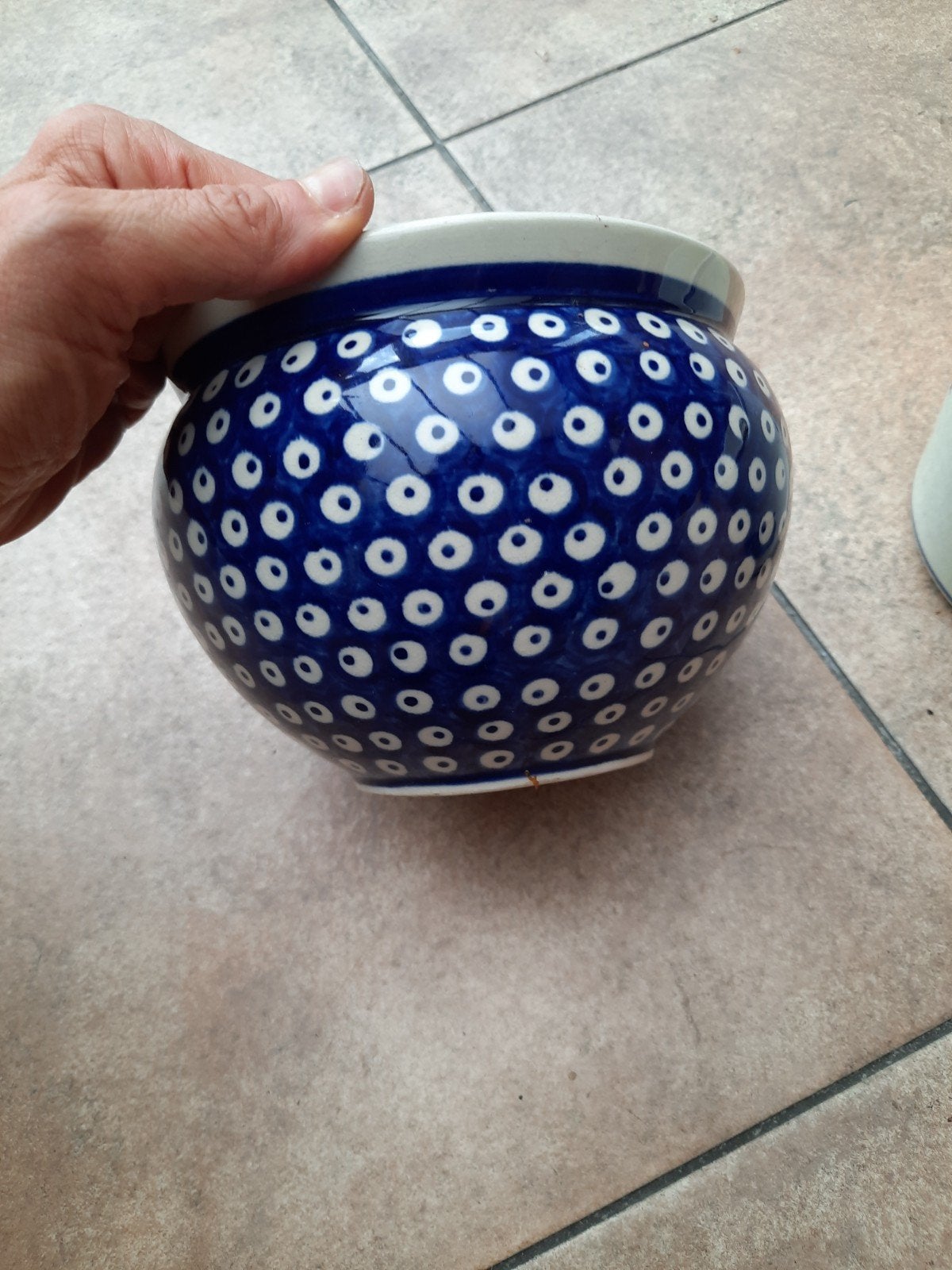 Diverse bloempotten: Delfts blauw, geel en wit blauw, Tuin en Terras, Bloempotten, Gebruikt, Ophalen of Verzenden, Aardewerk, Binnen