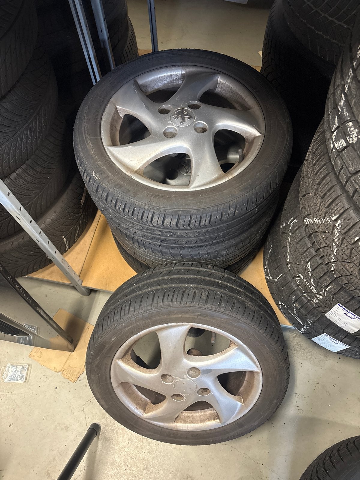 Peugeot velgen 4x108, Auto-onderdelen, Banden en Velgen, Ophalen, Gebruikt, Velg(en), Personenwagen