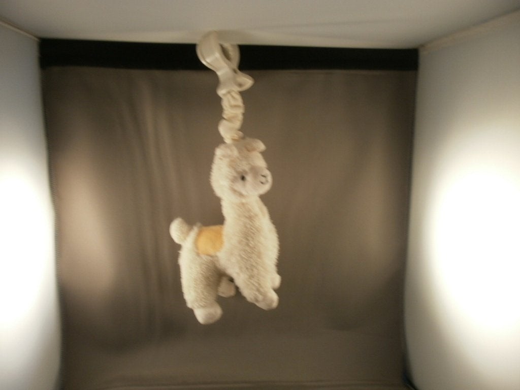 Prénatal lama /alpaca knuffel trek tril klem geel dekje of, Prénatal, Overige typen, Nieuw, Ophalen of Verzenden