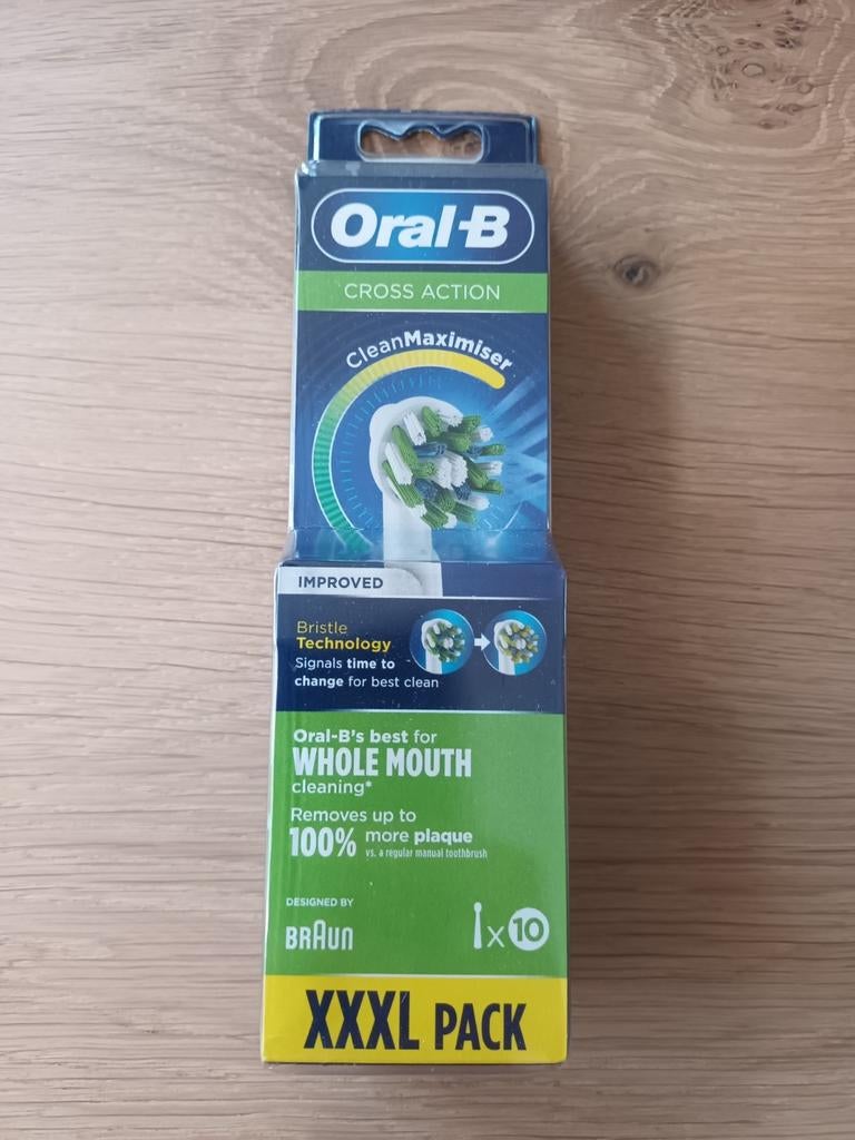 Oral B Oral-B cross action opzetborstels 8x wit nieuw nieuwe, Ophalen of Verzenden, Nieuw, Opzetborstel