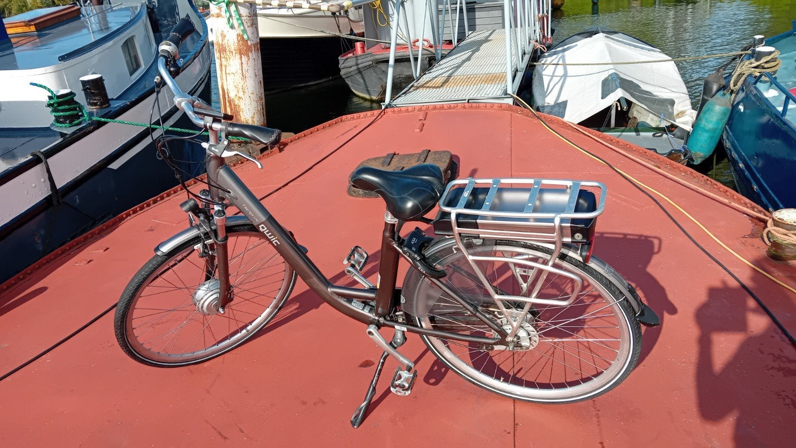 te koop nette elektrische fiets merk Qwic, Ophalen, Qwic, Gebruikt, 51 tot 55 cm