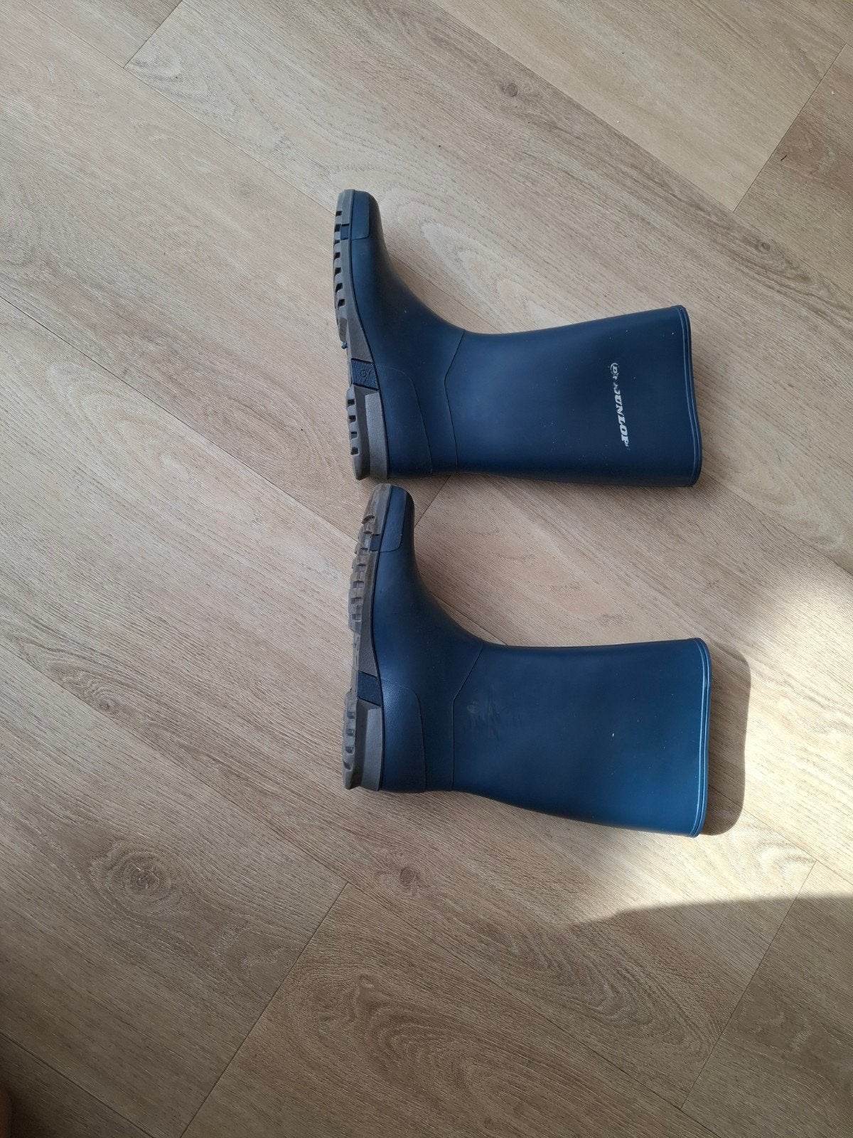 Dunlop laarzen maat 35 - Blauw, Gebruikt, Jongen of Meisje, Ophalen of Verzenden, Laarzen