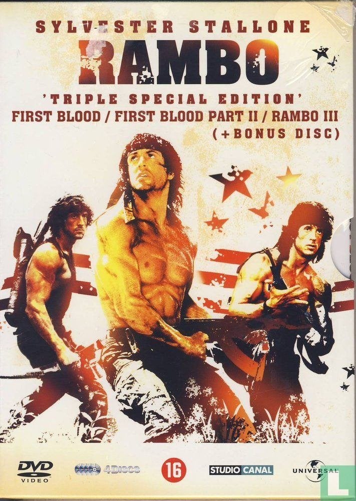 Sylvester Stallone - Rambo, Cd's en Dvd's, Engels, Vanaf 16 jaar, Nederlands, Actie